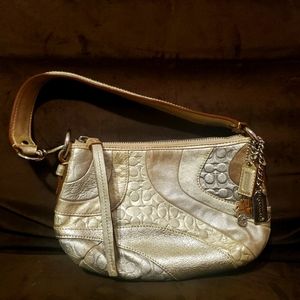 Coach Metallic Patchwork purse